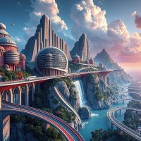 Проект. «Конец 21 века. Новые города ближайшего будущего» (55) :: Игорь Питерский