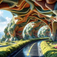 Проект-2. "Фантастическая и красочная инфраструктура к концу 21 века."(5) :: Игорь Питерский