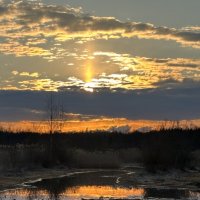 Огненный закат :: Ольга Савельева 