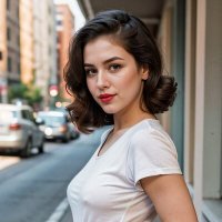 Городской портрет в стиле пин ап :: Ильич -