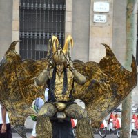 Рамбла, главная прогулочная улица Барселоны :: Таня Фиалка