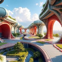 Проект-2. "Фантастическая и красочная инфраструктура к концу 21 века."(16) :: Игорь Питерский