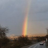 Радуга,а апреле. :: Георгиевич 