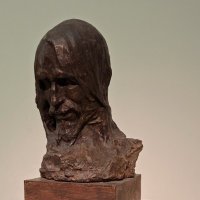 Автопортрет.  Дерево. Автор - скульптор Степан Дмитриевич Эрьзя. :: ИРЭН@ .