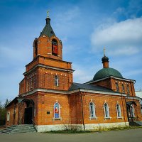 ХРАМ ПРЕПОДОБНОГО СЕРГИЯ РАДОНЕЖСКОГО В БУСИНОВЕ. :: Александр Дмитриев