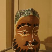 Кувшин с изображением мужской головы / Пабло Пикассо / керамика / 1950-е гг. :: zavitok *