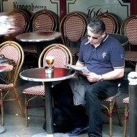 Утро начинается с газеты, бокала, сигареты? :: Мишель71 