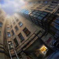 My magic Petersburg_00858_дворик на проспекте Римского-Корсакова, д. 3 :: Станислав Лебединский