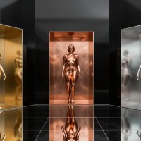 Современная скульптура... Золото, серебро, медь... Зеркала... (2) :: Игорь Питерский