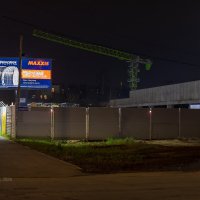 Ночь на стройке :: Александр Синдерёв