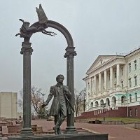 Памятник Пушкину на Фонтанном спуске в Саранске. :: ИРЭН@ .