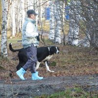 На праздник Победы с любимым псом! :: Владимир 