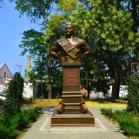 Феодосия. Памятник Ивану Максимовичу Поддубному. :: Пётр Чернега