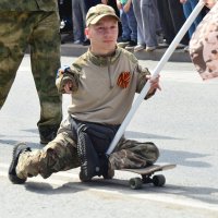 Человек с огромной силой воли. :: Михаил К