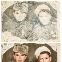 ИИ восстановил старую фотографию :: Валерий Иванович