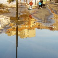 ...отражение в весенней луже... :: galalog galalog ...отражение в весенней луже... :: galalog galalog