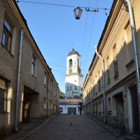 Выборг. Улочки Выборга и часовая башня :: Николай Выборг. Улочки Выборга и часовая башня :: Николай