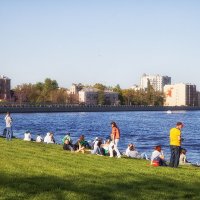 На берегу Малой Невки. :: Лилия *