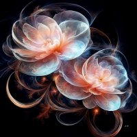 фрактальные цветы ии :: Mila фрактальные цветы ии :: Mila