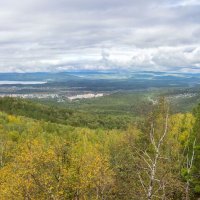 Начало Сентября на перевале (панорама). :: Алексей Трухин