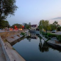 Феодосия. Река Байбуга летним вечером. :: Пётр Чернега