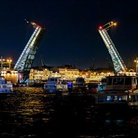 Санкт-Петербург. Ночная прогулка по Неве. :: Yuri Chudnovetz