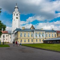 Церковь преподобного Сергея Радонежского и Евфимиевская часозвоня :: Дмитрий Лупандин Церковь преподобного Сергея Радонежского и Евфимиевская часозвоня :: Дмитрий Лупандин