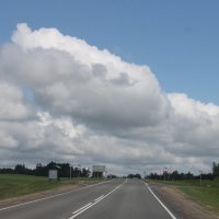 ДОРОГА С ОБЛАКАМИ... :: Валентина ДОРОГА С ОБЛАКАМИ... :: Валентина