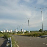 Шоссе в никуда. Южный город, Самара :: Олег Манаенков
