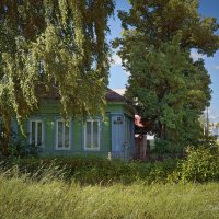 "Провинциальный городок. Дом на Полевой"© :: Владимир Макаров "Провинциальный городок. Дом на Полевой"© :: Владимир Макаров