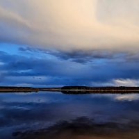 Волжские просторы. После дождя. :: Михаил Свиденцов Волжские просторы. После дождя. :: Михаил Свиденцов