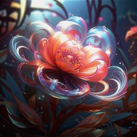 фрактальные цветы ии :: Mila 