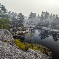 Шхерился в тумане. :: Алексей 