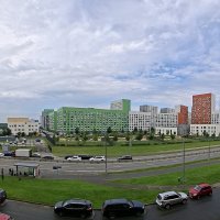 Панорама ЖК "Бунинские луга" с помощью нового смартфона :: Валерий Иванович Панорама ЖК "Бунинские луга" с помощью нового смартфона :: Валерий Иванович