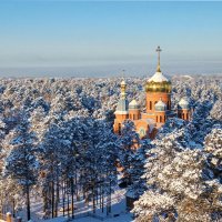 Храм Михаила архангела город Железногорск Красноярский Край :: Анатолий Володин Храм Михаила архангела город Железногорск Красноярский Край :: Анатолий Володин