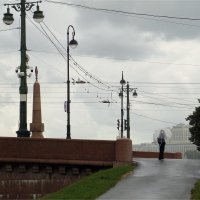 мост в дождливый час