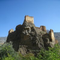 Замок Кавкасидзелер (Tekkale Kalesi), Турция.
