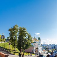Вид на церковь Рождества Иоанна Предтечи в Нижнем Новгороде