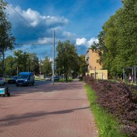 На городской улице