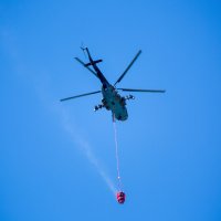 Пожар в горах...