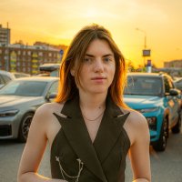 Снежка в лучах заходящего солнца :: Зореслав Волков