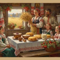 Народный праздник 8 сентября – Наталья Овсяница и Адриян Осенний :: Валерий Иванович Народный праздник 8 сентября – Наталья Овсяница и Адриян Осенний :: Валерий Иванович