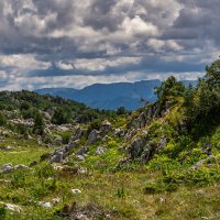 Вид с плато Лаго-Наки