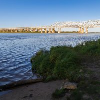 Волга и Борский мост :: Александр Синдерёв