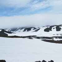 Камчатка. Парковка в горах