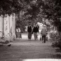 Осеннее утро в городе