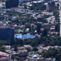Пятигорск. Спасский собор. Вид с горы Машук