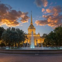 Главное адмиралтейство из Александровского сада в Санкт-Петербурге :: Валерий Ткаченко