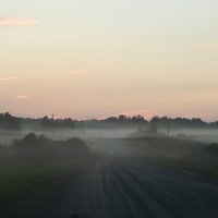 Утро туманное.