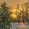 Закат в снежной сказке :: Владимир Кириченко